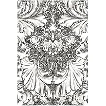 Sizzix 3-D Texture Fades Embossing Folder Damask by Tim Holtz, 665733