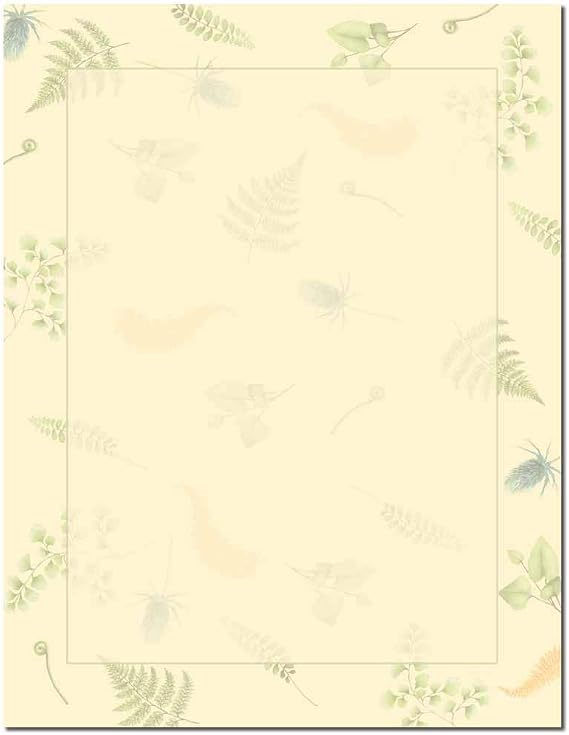 Botanical Letterhead Laser & Inkjet Printer Paper (25 Pack)