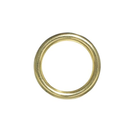 Craft County Brass O-Rings (1 Inch, 10 Pack)