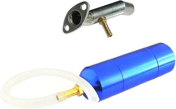 HGC Power Boost Bottle & 32mm Intake Manifold For 66cc 80cc 2 Stroke Engine Motorized Bicycle Bike
