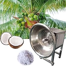 Vertical Coconut Scraper Peeler, Commercial 304 Stainless Steel Coconut Grater, Electric Coconut Digging and Extracting Machine