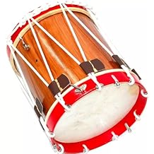 Civil War Drum Colonial Marching REVOLUTIONARY MEDIEVAL 14" Inches Snare Red Rims.