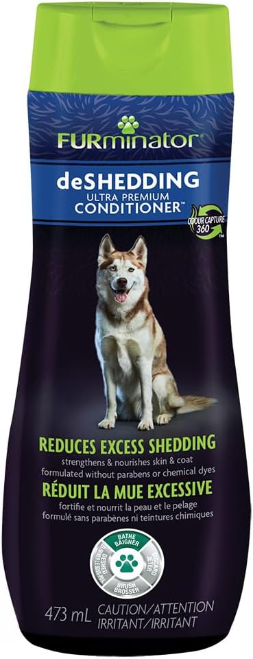 FURminator Ultra Premium deShedding Conditioner for Dogs, 16 oz
