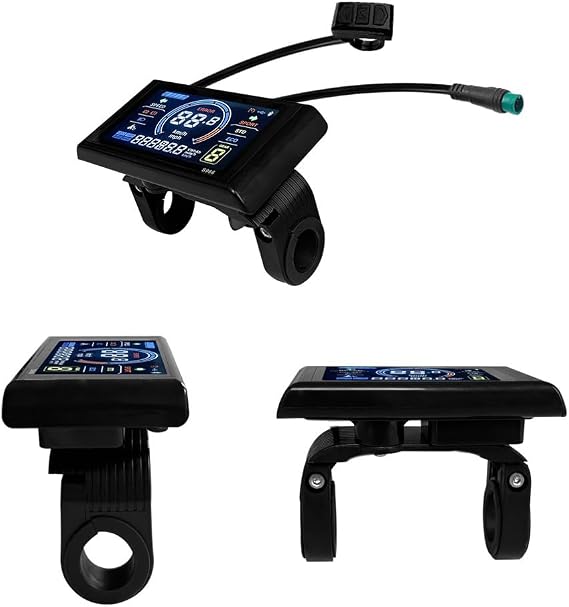 24-72V LCD Display 5Pins LCD-S966 Smart Color Screen Mountain Bike Control Panel Used for No. 2 Protocol Controller Connector