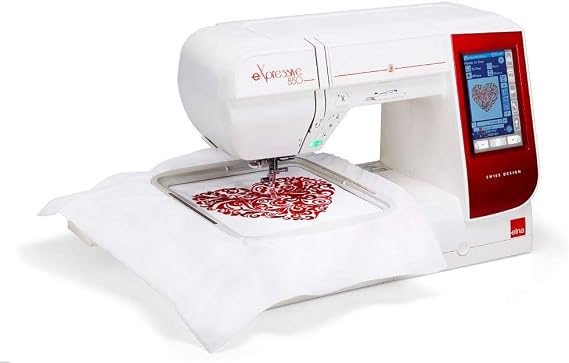 Elna eXpressive 850 Sewing and Embroidery Machine 172 Designs USB LCD Thread Cut