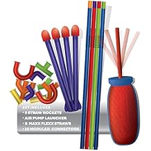 Pump Rocket Micro Straw Shotz Deluxe - Rocket Launch Building System in Tube Package
