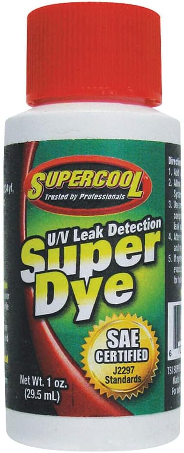 TSI Supercool 33003 Yellow SAE Certified Super Dye, 1 oz (Treats 4-Vehicles)