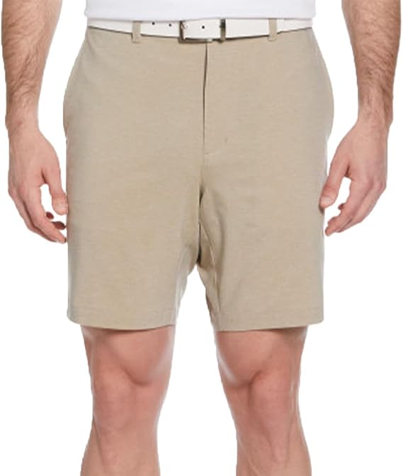 Ben Hogan Men's Flat Front Performance Heather Short - Khaki Heather 32"