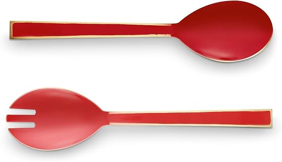 Essenza Home Pip Studio 26-51061024 Blushing Birds Salad Servers Red 25 cm (1 Set)