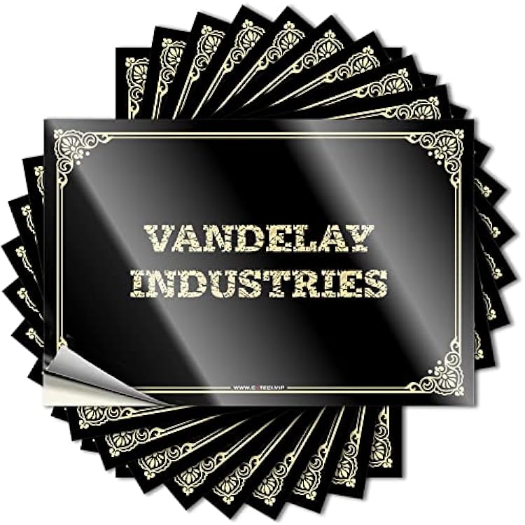 Funny Sticker Vandelay Industries Stickers Toolbox Stickers and Decals Funny Room Signs8X12CM