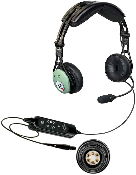 David Clark PRO-X2 ANR Aviation Headset 6-Pin Panel Powered - Bluetooth