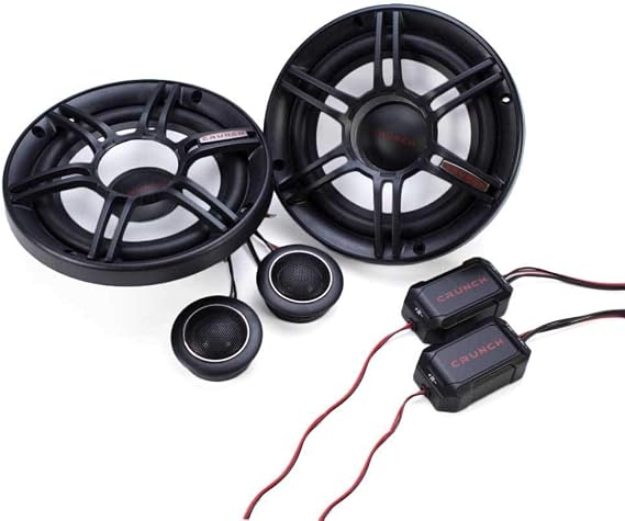 Crunch CS65C CS Series 6.5" 300-Watt 2-Way Component Speaker System