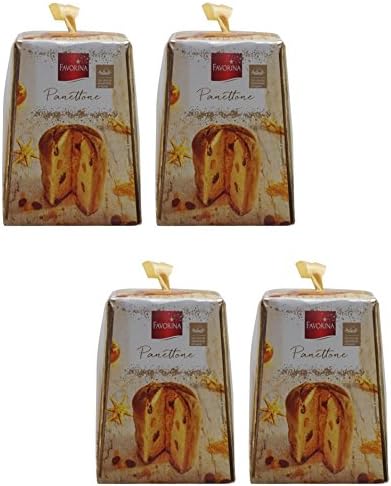 Favorina:  Panettone Classico  Panettone set of 4 Panettone Classico 100g each 3,52oz [ Italian Import ]
