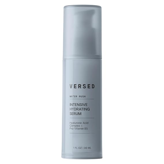 VERSED Water Rush Intensive Hydrating Serum | Hyaluronic Acid & B5, 1 Oz
