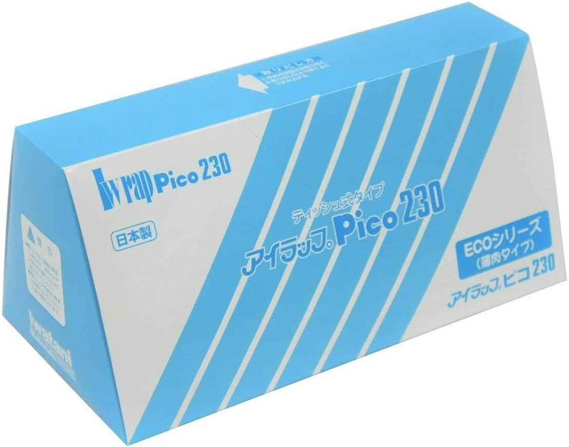 Iwatani Materials PICO230 Eye Wrap, 1000 Sheets, Approx. 9.1 x 13.4 inches 230 x 340 mm, Made in Japan, Commercial Use, Large Capacity, Food Packaging