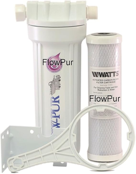 Watts 520021 RV/Boat Single Exterior Water Filter with Garden Hose Fittings