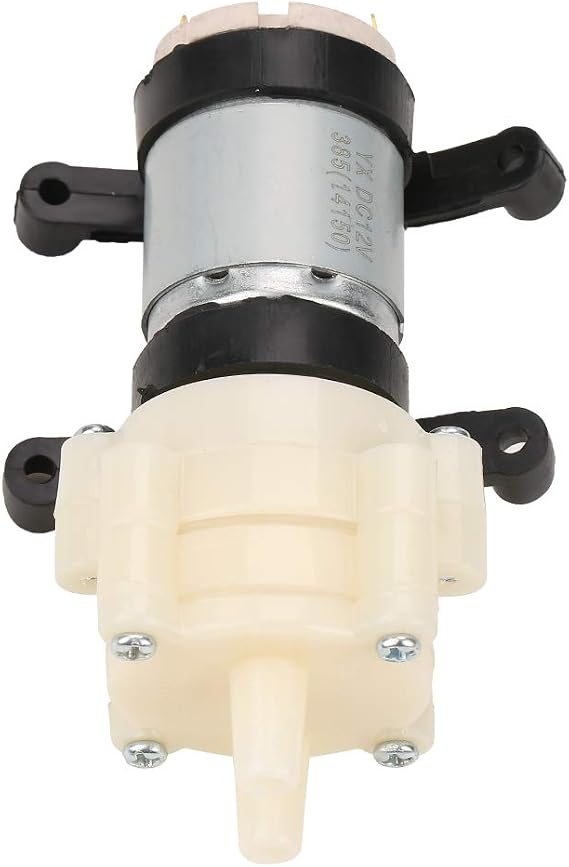 Mini Diaphragm Pump DC 12V 1.5-2L/min Electric Diaphragm Water Suction Pump 2m Maximum Suction Range Suitable for Tea Machine Fish Tank Water Cooling etc.