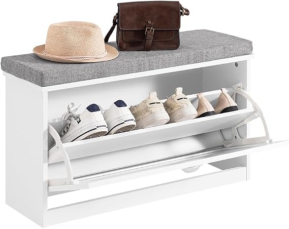Haotian Small Shoe Cabinet for Entryway