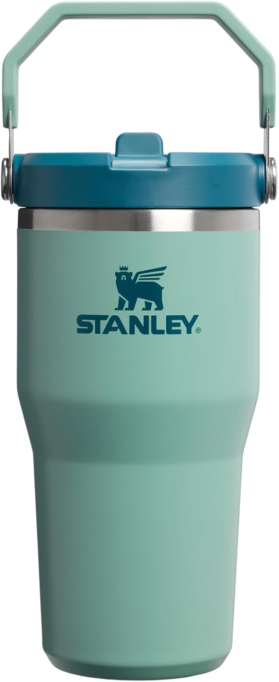 STANLEY Classic IceFlow Stainless Steel Tumbler with Straw, Vacuum Insulated Water Bottle for Home, Office or Car, Reusable Cup with Straw Leakproof