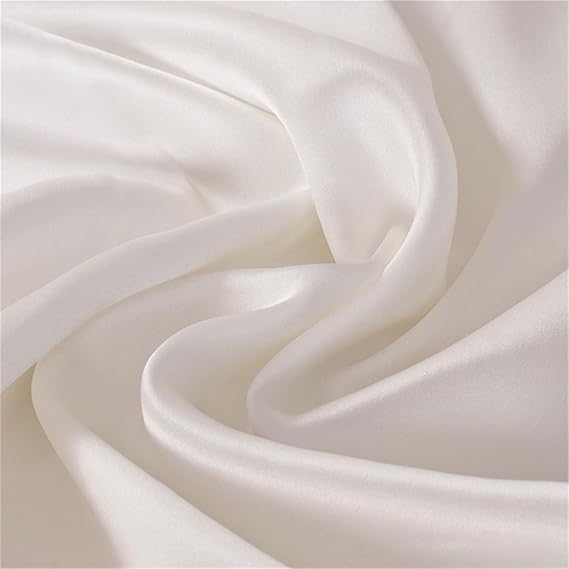 19mm Silk Crepe Satin 55" Lustrous, Fluid, Sewing Fabric