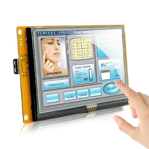 10.1 Smart TFT LCD HMI Module Touch Screen  Free GUI Designer with CPU 1GHz 262K Colors for Arduino Uno R3 ESP8266 ESP32, V3.0 New Upgraded Version