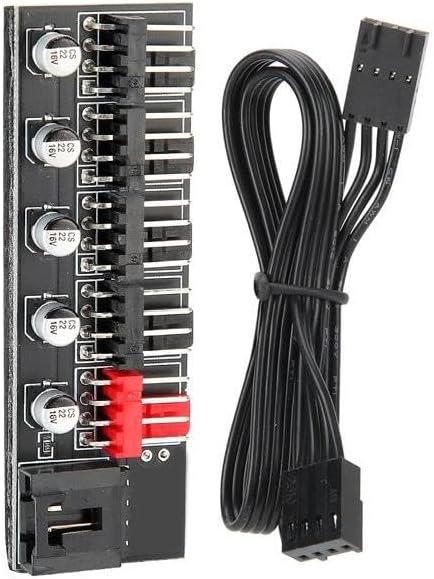 Fan Çoklayıcı 5 Port Y PWM Splitter 4 pin Hub Cpu Kablo Çoğaltıcı