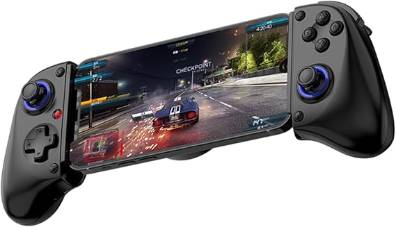 Bluetooth Mobile Game Controller for Nintendo Switch 2 & iOS & Android & Tablets, Wireless Gamepad Grip with Hall Effect Trigger Joystick, Ergonomic Phone Controller for iPhone, iPad Pro, Samsung
