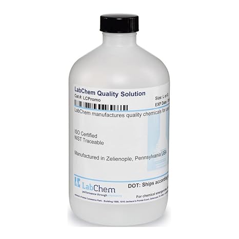 LabChem LC123701 Buffer Solution, pH 7.0, 500 mL Volume