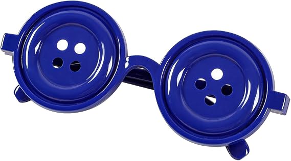 Button Eyes Glasses Halloween Costume Stuff Accessories Horror Movie Inspired Button Glasses