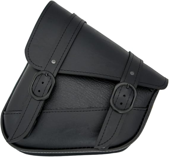 Dowco Willie & Max Handcrafted Black Jack Swingarm Bag, Made in USA