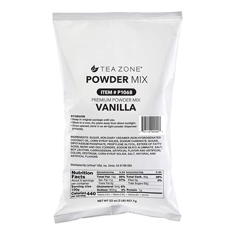 Tea Zone 2 lbs Vanilla Powder