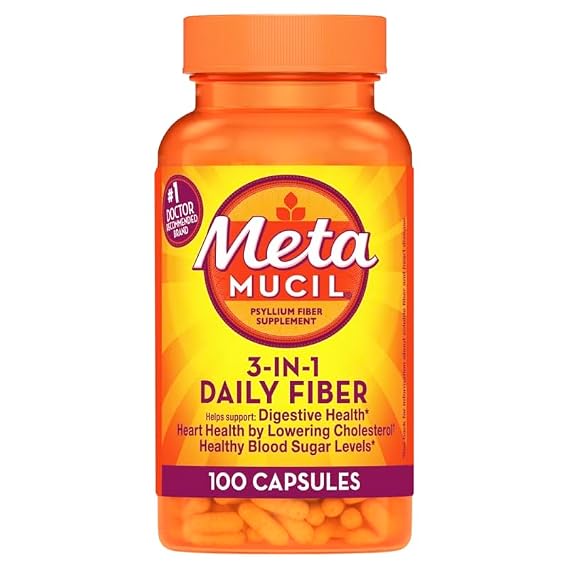 Metamucil Psyllium Fiber Capsules