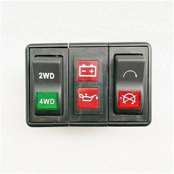 Switch 4x4 Triple Switch Fit for 500cc 1110cc 1500cc Go Kart Dune Buggy Buggy 3510A-BDH0-0000
