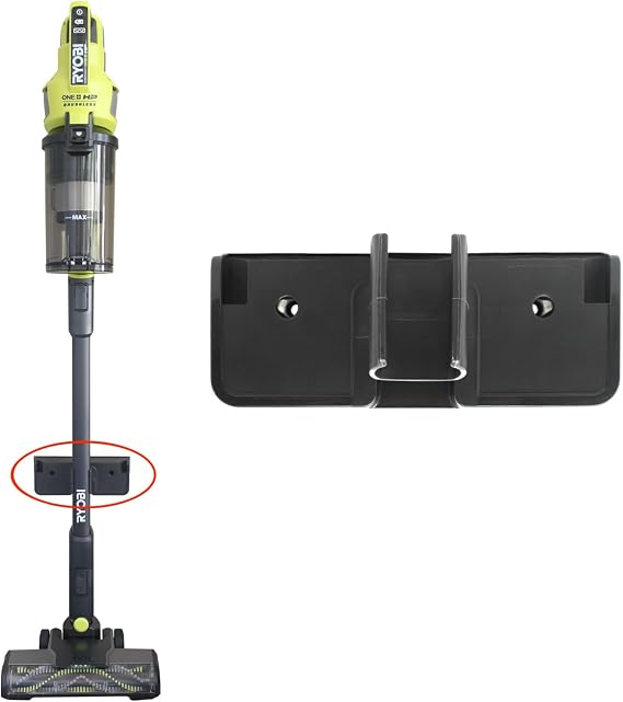 AppliaFit Wall Mount Compatible with Select Ryobi One 18V Stick Vacuums Including Models PCL720, PBLSV716, PBLSV717