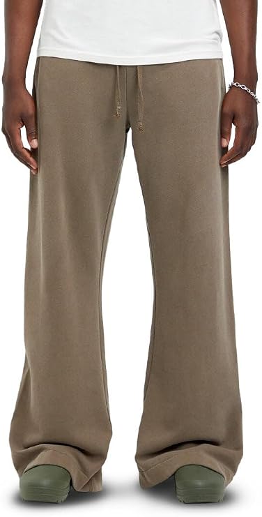 PacSun Men's Tan Straight Leg Sweatpants