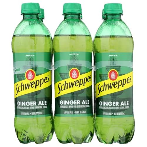 Pepsi, Schweppes Ginger Ale, 6 Pack, 16.9 Fl Oz
