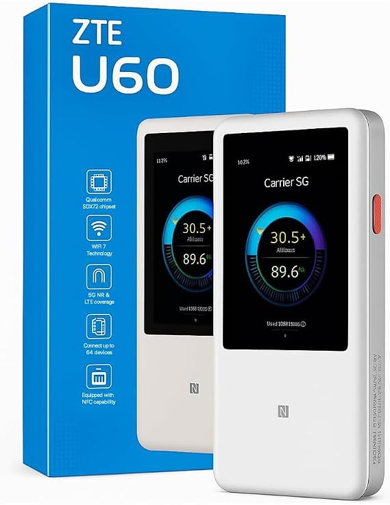 U60 Mobile Hotspot Router 5G WiFi - White