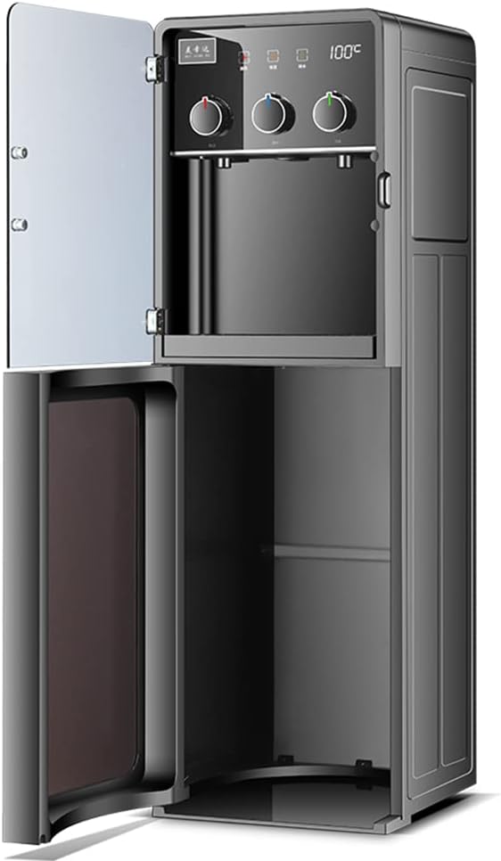 Office Floor Standing Water Dispenser, Hot/Cold Water Dispenser, Ambient/Refrigerated Temperature, Handy Water Storage Cabinet Hot Drinks Dispenser,Warm hot