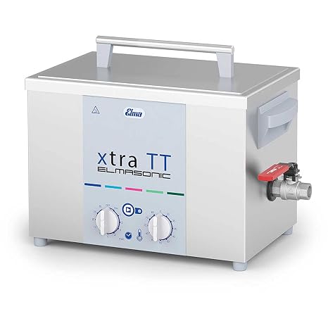 Elmasonic Xtra TT30H Heavy Duty Ultrasonic Cleaner, with Heater, Timer, Drain, 0.75 Gal.