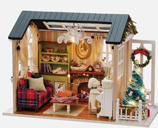 Miniature Wizardi Roombox Kit - Hut Dollhouse Kit