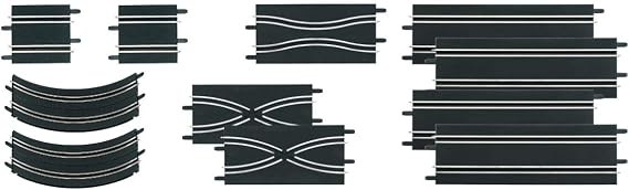 Carrera 61601 Extension Set 2 add on Expansion Parts Pack Compatible with GO 1:43 Scale Battery and Electric Slot car Race Tracks