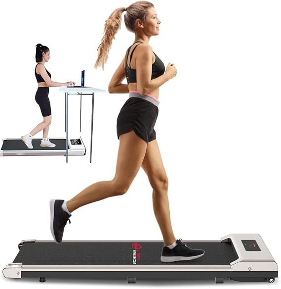 Under Desk Treadmill,Desk Treadmill,Walking Pad Treadmill Under Desk,Walking Pad,2 in 1 Ultra Slim Portable Walking Pad Treadmill, Remote Control and LED Display for Office Home Use