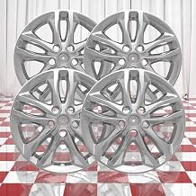 Set of 4 Chrome 10 Spoke 17" Wheel Skins for Chevy Malibu LT 2016-2018