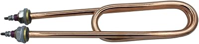HAZEK Red Copper 220V380V 2KW3KW4KW Double U-shape Tube Electric Water Heating Tube For Steamed Rice Machine Water Heater catholicM18 380V 4KW