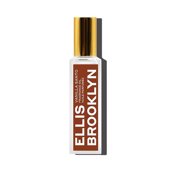 Ellis Brooklyn VANILLA SANTO Perfume Oil Roll-On for Women, 15ml
