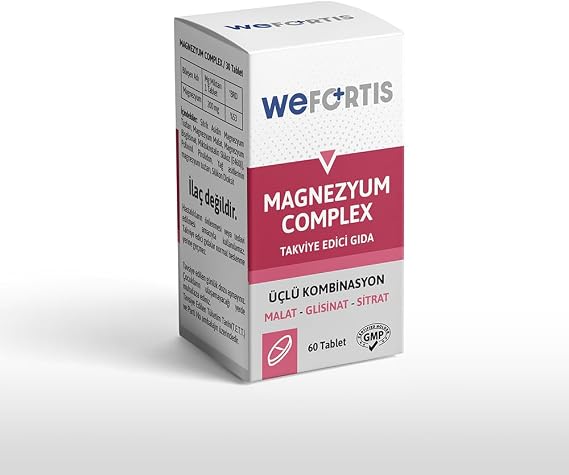 Magnezyum Kompleks 3’Ü 1 Arada 60 Tablet