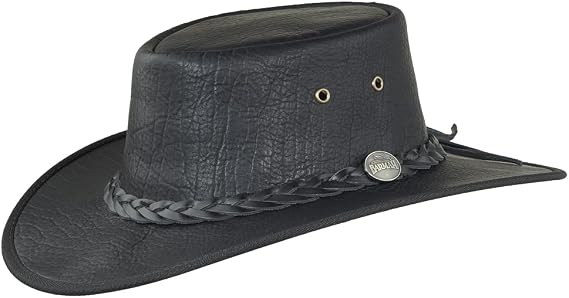 Barmah Hats Squashy Bison Leather Hat - Item 1085