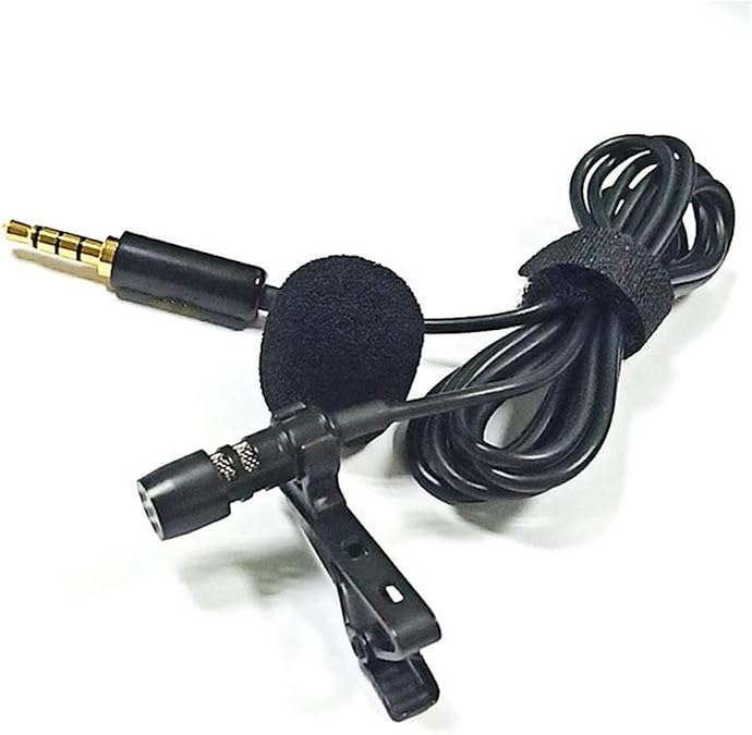 Mobile Phone Metal Lavalier Lapel Microphone Computer Recording Microphone Teaching Mini Condenser Mic