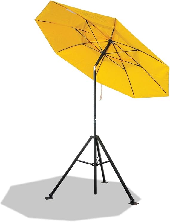 Black Stallion UB150 FR Industrial Umbrella And Tripod Stand Combo Set