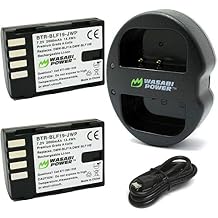 Wasabi Power Battery (2-Pack) and Dual USB Charger for Panasonic DMW-BLF19 and Panasonic Lumix DMC-GH3, DMC-GH4, DC-GH5, DC-GH5S, DC-G9